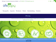 Tablet Screenshot of ofercopy.com